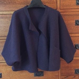 Wool Kimono Sleeve Sweater